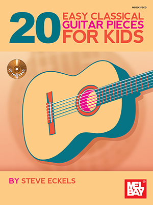 a 20 Easy Classical Guitar Pieces for Kids + CD