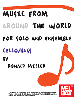 Music From Around The World For Solo & Ensemble, Cello-Bass