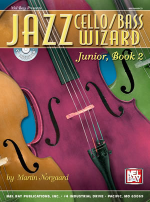 Jazz Cello/Bass Wizard, Junior, Book 2 + CD