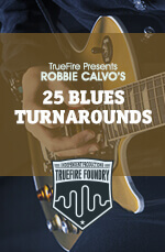 Robbie Calvo - 25 Blues Turnarounds DVD