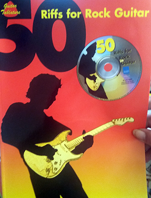 a 50 Riffs for Rock Guitar + CD