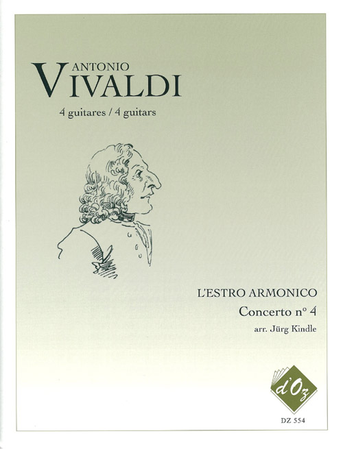 A. VIVALDI - L'ESTRO ARMONICO Concerto no 4, RV 550 - For 4 Guitar