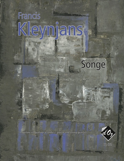 Francis Kleynjans - Songe opus 63 For Guitar And String Quartet