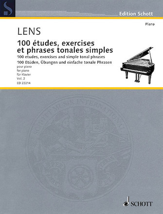 a 100 Etudes, Exercises and Simple Tonal Phrases Vol.2 - For Piano