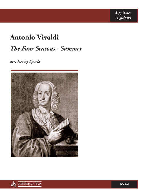 VIVALDI - The Four Seasons - Summer - For 4 Guitars