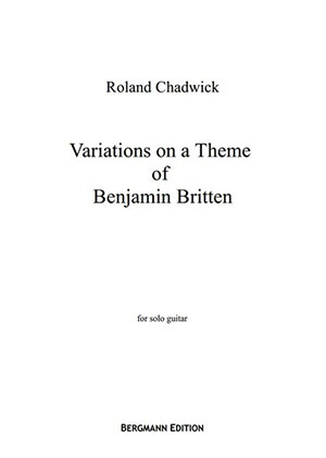 Chadwick, Variations on a Theme of Benjamin Britten