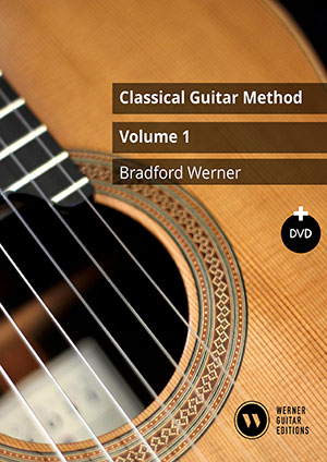 Classical Guitar Method Volume 1: For Beginner Classical or Fingerstyle Guitar Book + DVD