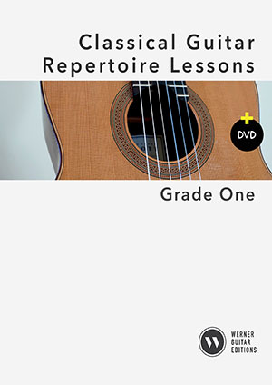 Classical Guitar Repertoire Lessons Grade 1 - Book + DVD