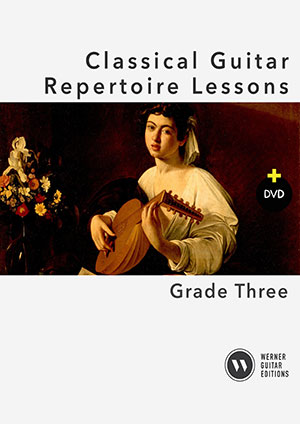 Classical Guitar Repertoire Lessons Grade 3 - Book + DVD