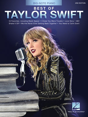 Best of Taylor Swift Big Note Piano - 2nd Edition