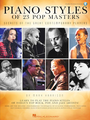 Piano Styles of 23 Pop Masters Secrets of the Great Contemporary Players + CD