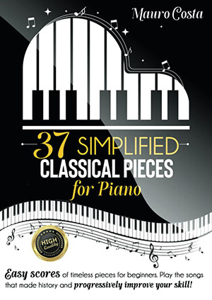 a 37 Simplified Classical Pieces for Piano + CD