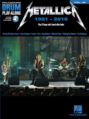 Metallica 1991-2016 Drum Play-Along Volume 48 + CD