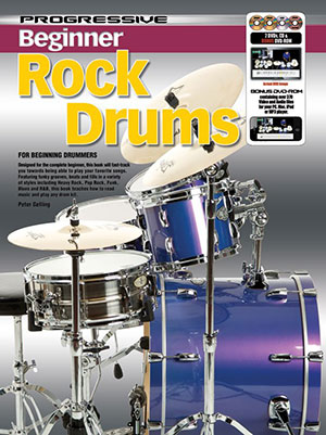Progressive Beginner Rock Drums + DVD