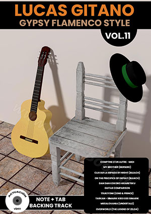 Lucas Gitano - Gypsy Flamenco Style Vol.11 + DVD (Video + BackingTrack)